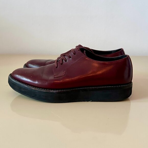 Marni Burgundy Derbies - Picture 1 of 11
